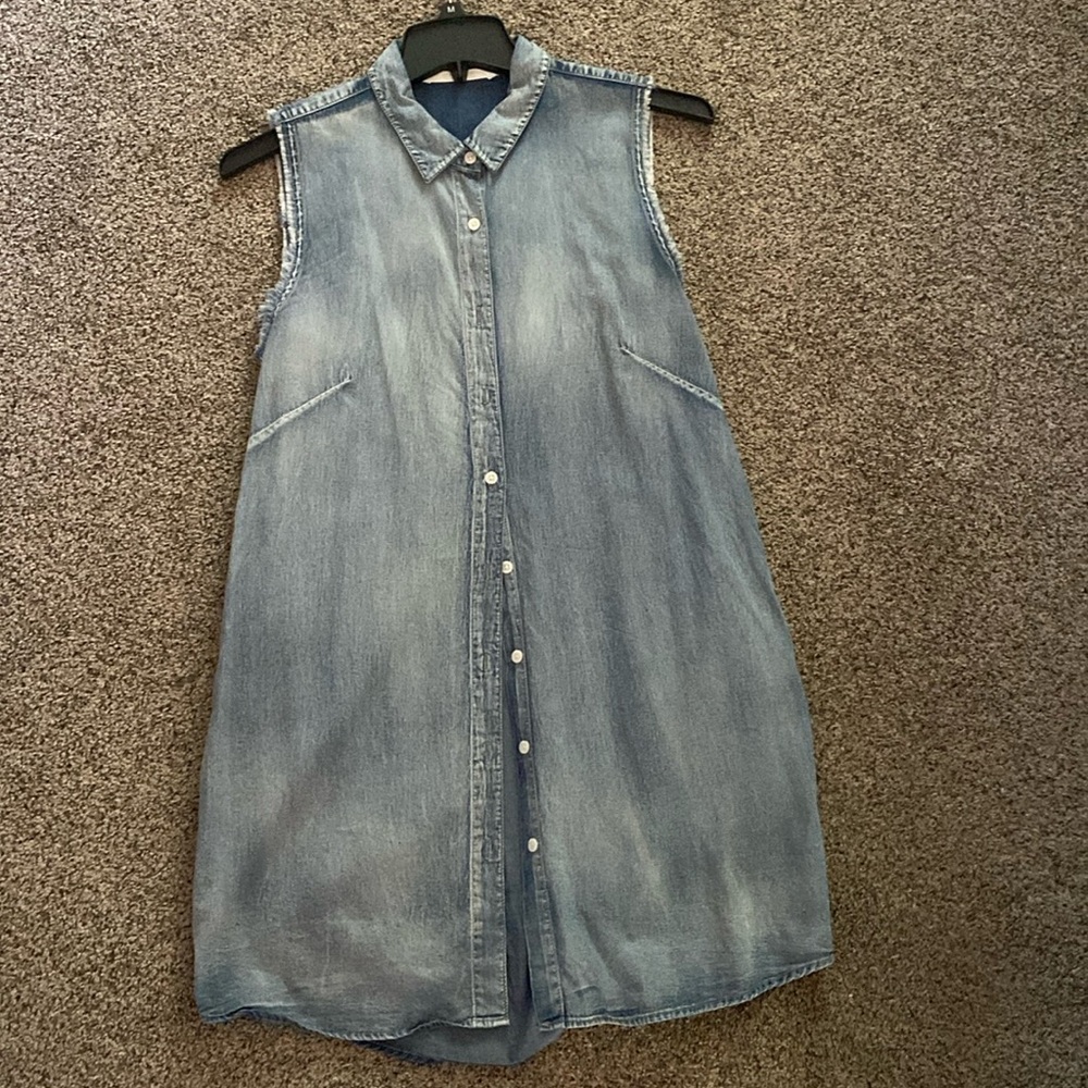 Jean dress. Size large.